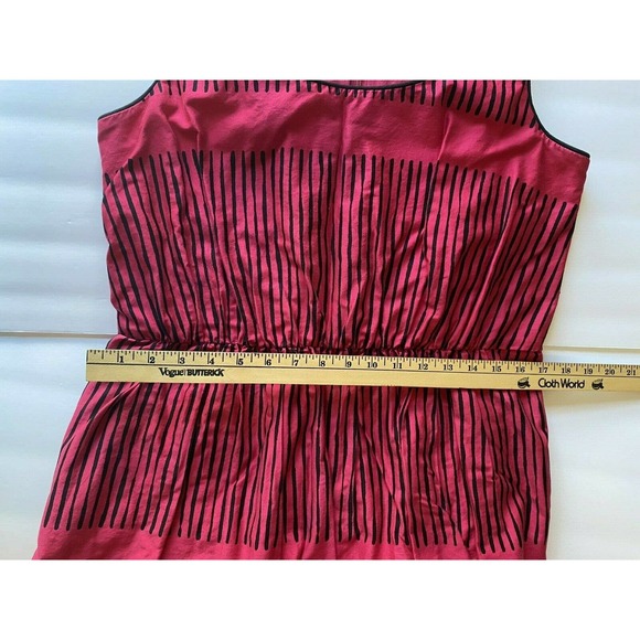 MAX AND CLEO DRESS SIZE 14 sleeveless womens cotton, lined EUC - Picture 7 of 8